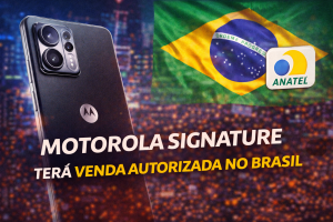 Motorola Signature recebe autorização para venda no Brasil e reforça retorno da marca ao segmento premium