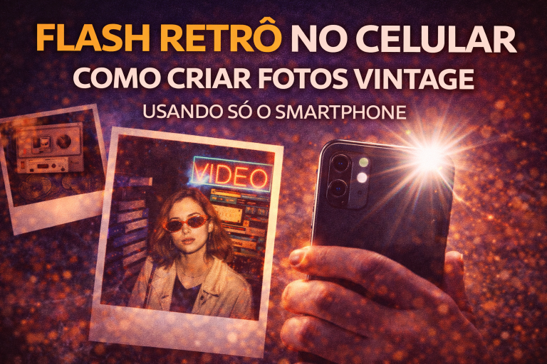 FLASH RETRÔ NO CELULAR: COMO CRIAR FOTOS IMPACTANTES COM VISUAL VINTAGE USANDO APENAS O SEU SMARTPHONE