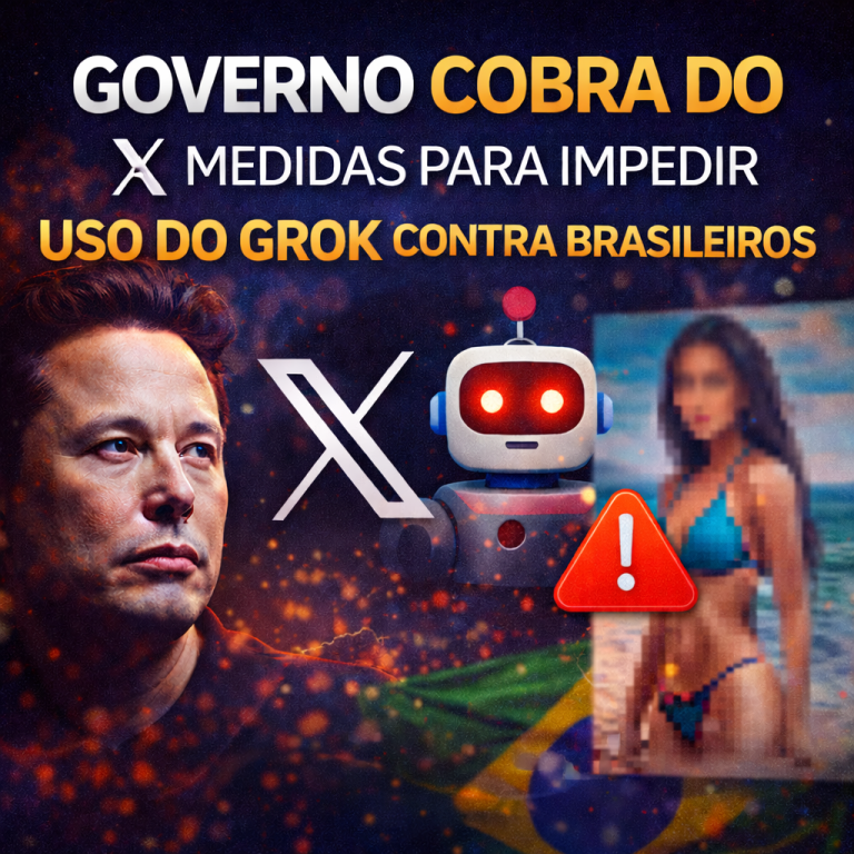 Governo e MPF cobram do X medidas imediatas para impedir uso do Grok na criação de imagens eróticas no Brasil