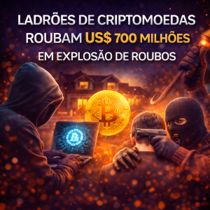 Explosão de roubos de criptomoedas ultrapassa US$ 700 milhões e preocupa autoridades globais