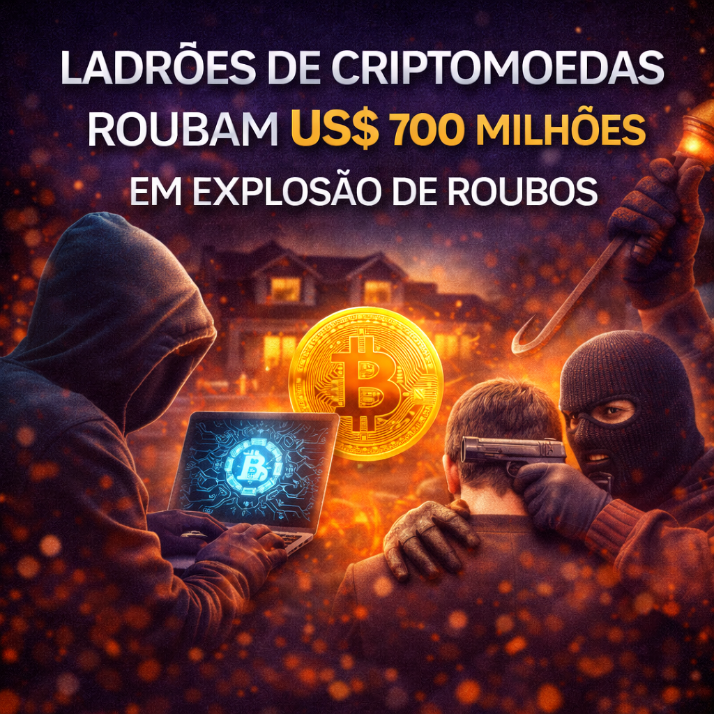 Explosão de roubos de criptomoedas ultrapassa US$ 700 milhões e preocupa autoridades globais