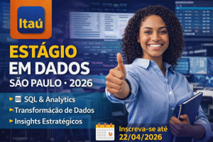 Itaú Abre Vagas de Estágio em Dados em São Paulo e Busca Novos Talentos para Transformar Informação em Decisão