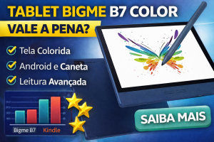 Tablet Bigme B7 Color: O E-reader Premium que Une Leitura, Estudo e Produtividade