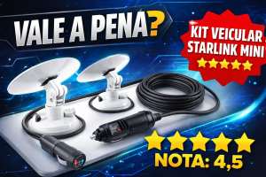 Review Completo — Kit Ventosa para Starlink Mini Veicular + Cabo 12V/24V 3 m Vale a Pena?