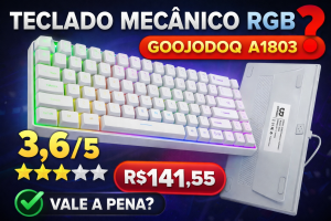 Teclado Mecânico RGB Goojodoq A1803: Vale a Pena Pelo Preço?