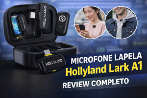 Review Completo — Microfone Lapela Sem Fio Hollyland Lark A1 Combo (USB-C e Lightning)