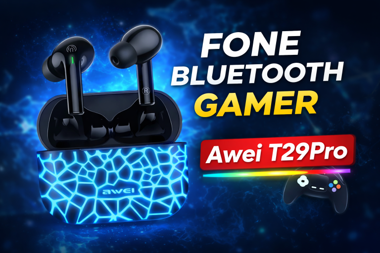 Review Completo – Fone Bluetooth Gamer Awei T29Pro: Vale a Pena para Jogos e Uso Diário?