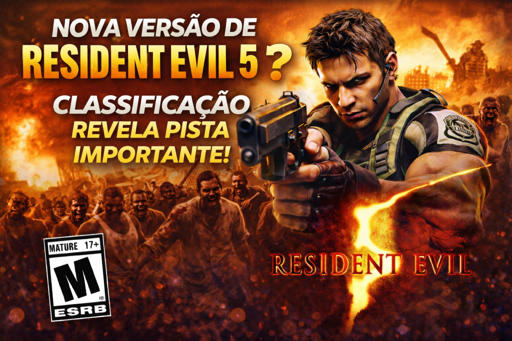 REMATE DEFINITIVO? CLASSIFICAÇÃO INDICA NOVA VIDA PARA RESIDENT EVIL 5 NAS PLATAFORMAS MODERNAS