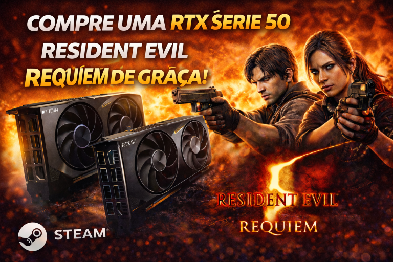 RTX 50 EM FOCO: NVIDIA IMPULSIONA NOVA GERAÇÃO AO OFERECER RESIDENT EVIL REQUIEM COMO BÔNUS EXCLUSIVO
