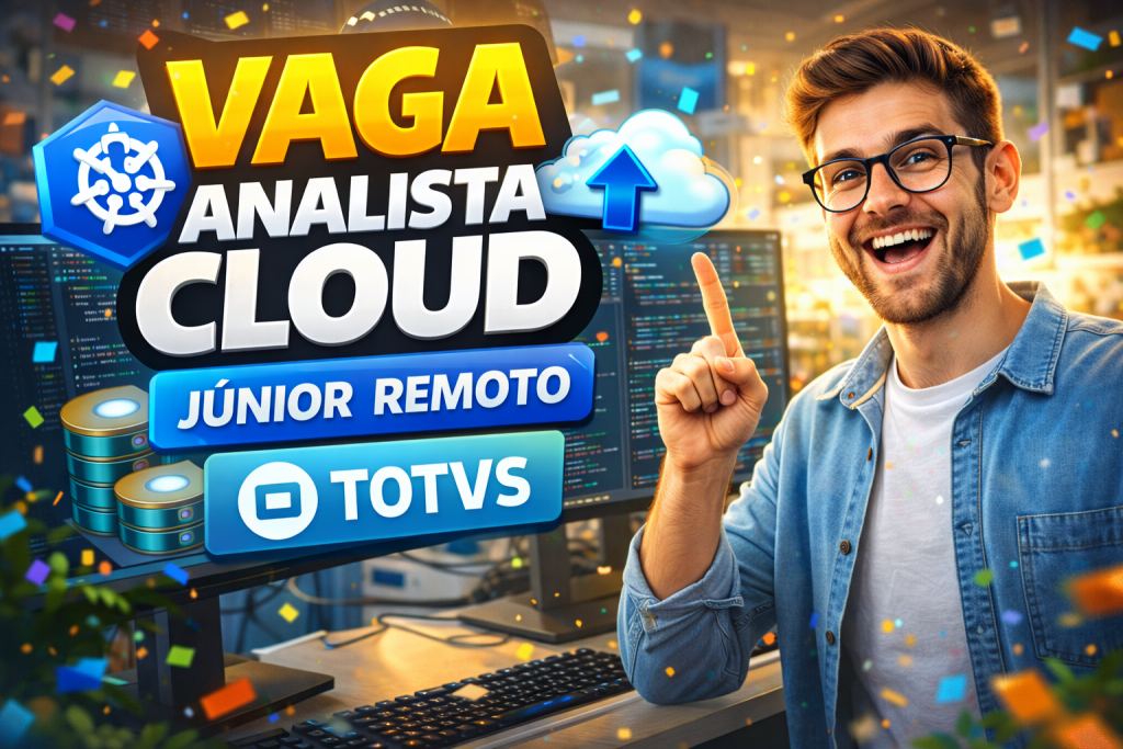 Analista de Desenvolvimento Cloud Júnior na TOTVS: Vaga 100% Remota para Início de Carreira em Arquitetura Cloud, Microserviços e DevOps