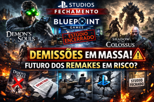 TERREMOTO NA PLAYSTATION: SONY ENCERRA BLUEPOINT GAMES, ESTÚDIO DE DEMON’S SOULS E SHADOW OF THE COLOSSUS, E ABALA O FUTURO DOS REMAKES