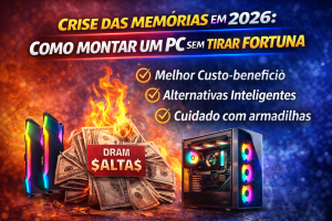 Crise das Memórias em 2026: Estratégias Inteligentes para Montar um PC Mesmo com DRAM nas Alturas