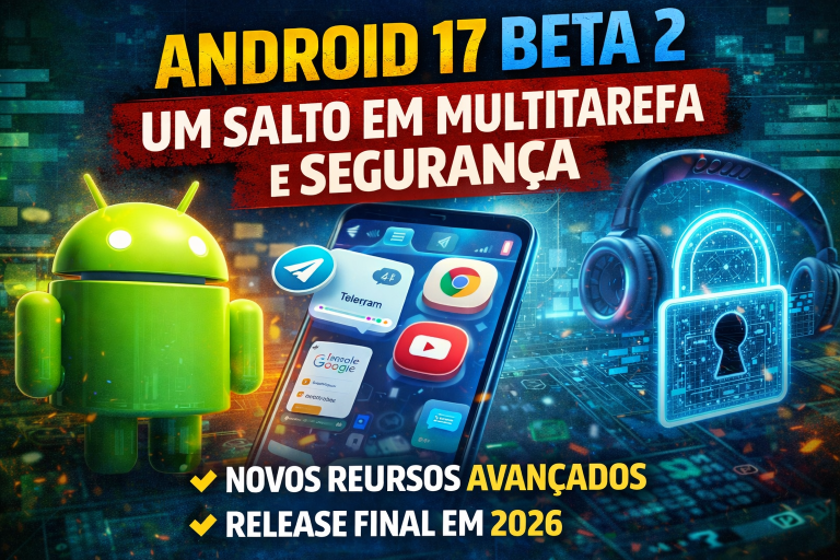Android 17 Beta 2 Eleva o Nível do Sistema: Multitarefa Inteligente, Segurança Avançada e Desempenho Muito Mais Fluido