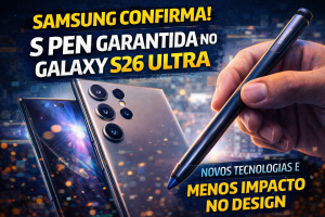 S Pen Está Garantida no Galaxy S26 Ultra: Samsung Prepara Nova Geração da Caneta com Tecnologia Avançada e Menor Impacto no Design