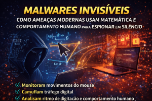 Malwares Invisíveis: Como Ameaças Modernas Usam Matemática, Comportamento Humano e Camuflagem Digital Para Espionar Seu Computador em Silêncio