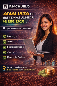 Analista de Sistemas Júnior Híbrido: Riachuelo abre vaga em São Paulo com foco em cloud e microsserviços