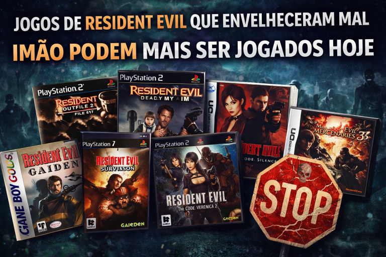 Sete Jogos de Resident Evil Presos no Passado e Quase Impossíveis de Jogar Hoje