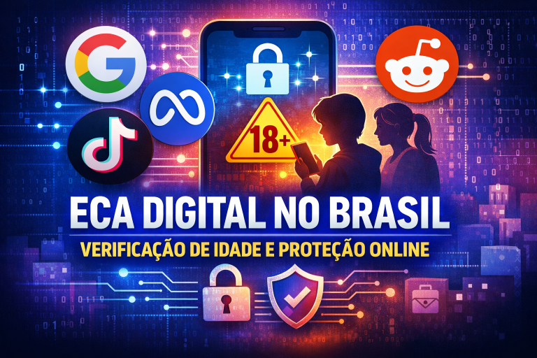 ECA Digital no Brasil: Como Google, Meta, TikTok e Reddit Estão Transformando a Verificação de Idade e a Segurança Online de Crianças e Adolescentes