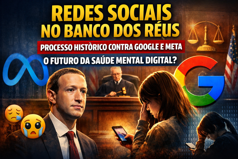 REDES SOCIAIS NO BANCO DOS RÉUS: PROCESSO HISTÓRICO CONTRA GOOGLE E META PODE MUDAR O FUTURO DA SAÚDE MENTAL DIGITAL