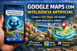 GOOGLE MAPS COM INTELIGÊNCIA ARTIFICIAL: COMO O “ASK MAPS” PROMETE REVOLUCIONAR A FORMA DE BUSCAR LUGARES, TRAÇAR ROTAS E PLANEJAR VIAGENS