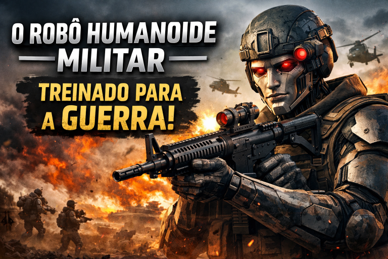 O AVANÇO IMPRESSIONANTE DOS ROBÔS HUMANOIDES MILITARES E O FUTURO DOS CONFLITOS ARMADOS
