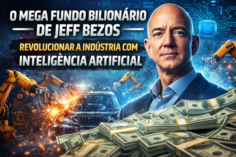 O GIGANTE FUNDO DE JEFF BEZOS QUE VAI REDEFINIR A INDÚSTRIA COM INTELIGÊNCIA ARTIFICIAL