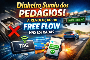 Adeus Dinheiro nos Pedágios: Como o Free Flow e os Pagamentos Digitais Estão Transformando as Estradas no Brasil