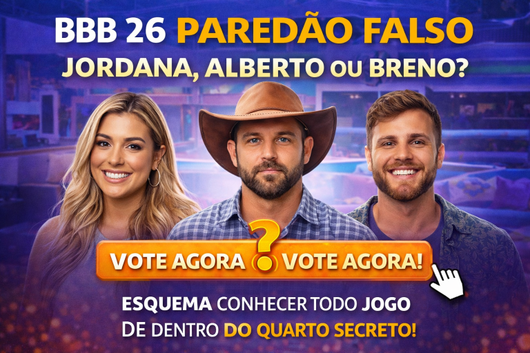 BBB 26 TEM PAREDÃO FALSO DECISIVO: ENQUETE APONTA FAVORITO AO QUARTO SECRETO E DINÂMICA PROMETE VIRADA NO JOGO