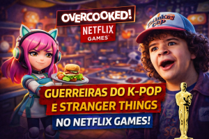 OVERCOOKED CHEGA AO NETFLIX GAMES COM CROSSOVER DE GUERREIRAS DO K-POP E STRANGER THINGS: ENTENDA A PARCERIA