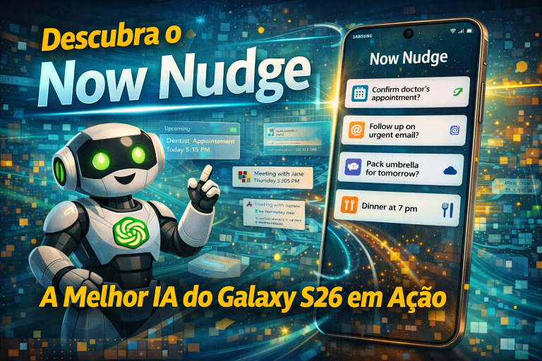 Descubra o Now Nudge: A Melhor IA do Galaxy S26 em Ação