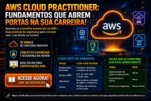 DOMINE A COMPUTAÇÃO EM NUVEM COM AWS CLOUD PRACTITIONER: O CAMINHO DEFINITIVO PARA SUA CARREIRA EM TECNOLOGIA