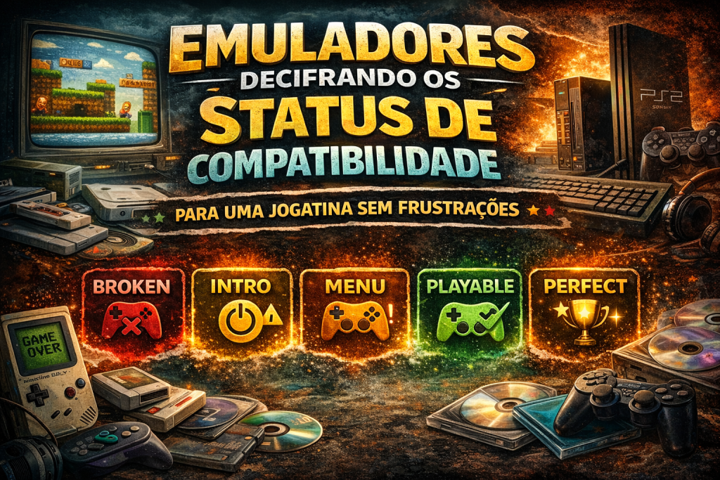 Emuladores: Decifrando os Status de Compatibilidade para uma Jogatina Sem Frustrações