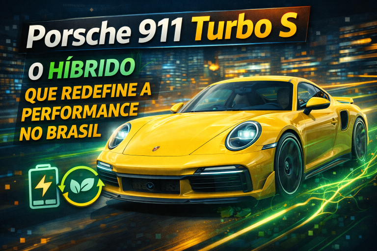 Porsche 911 Turbo S: O Híbrido que Redefine a Performance no Brasil