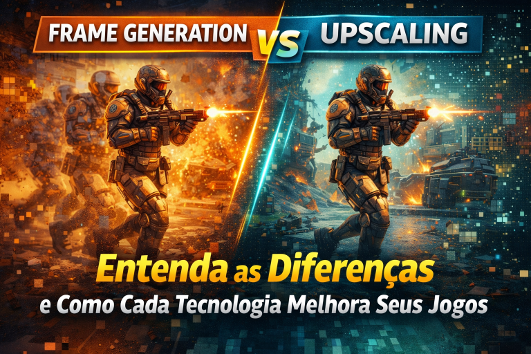 Frame Generation vs Upscaling: Entenda as Diferenças e Como Cada Tecnologia Melhora Seus Jogos