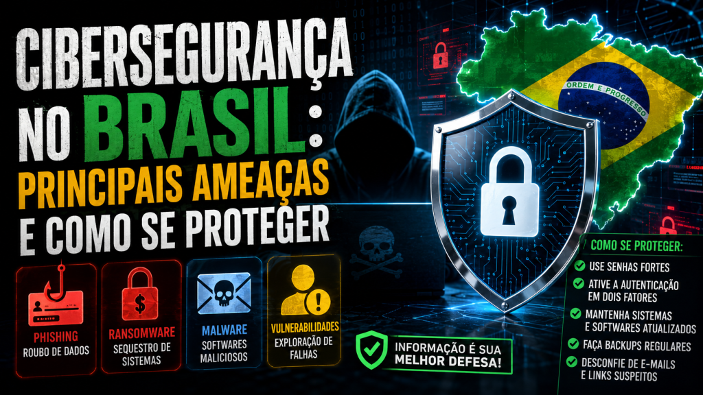 Cibersegurança no Brasil: principais ameaças e como se proteger