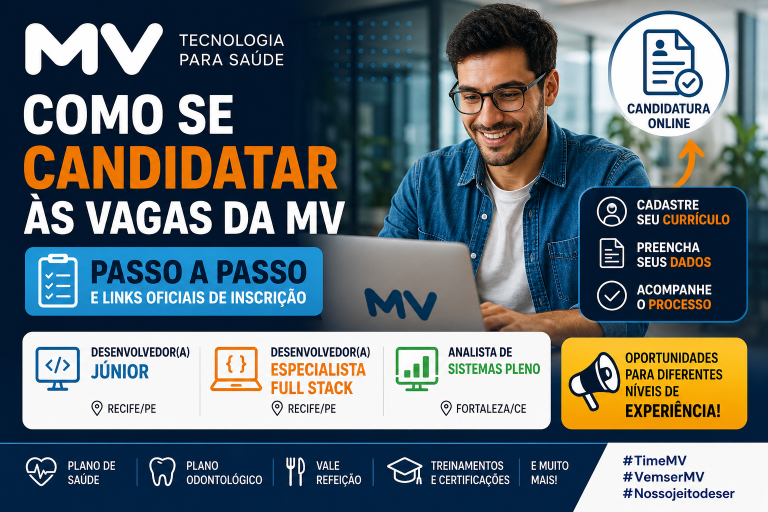 Como se candidatar às vagas da MV: veja o passo a passo e os links oficiais de inscrição