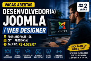 Ilha Service abre vagas para Desenvolvedor Joomla e Web Designer em Florianópolis; confira requisitos e benefícios