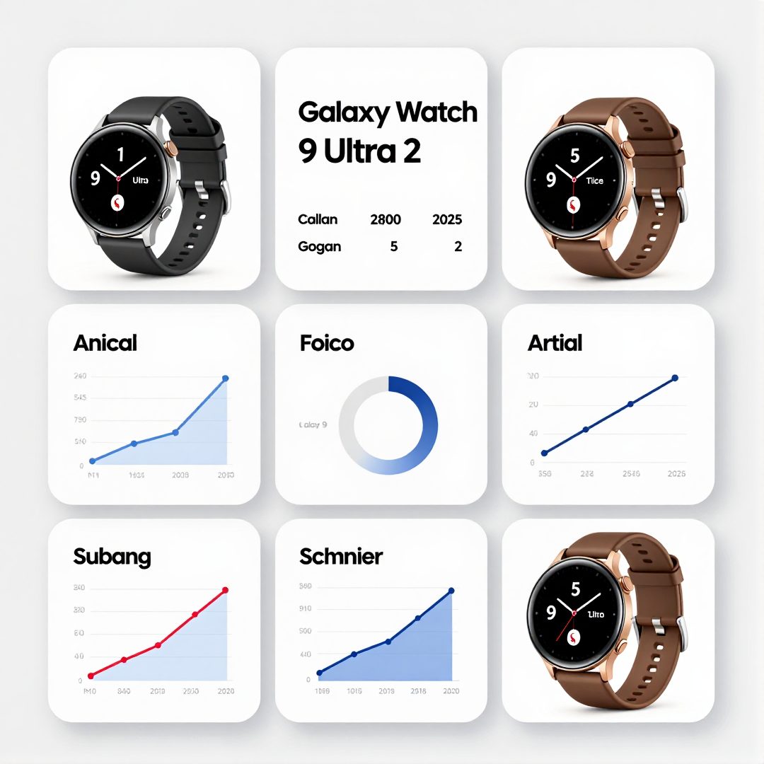 Infográfico - Galaxy Watch 9 e Ultra 2: mesmo visual, mas com Snapdragon e bateria maior | Hands-on