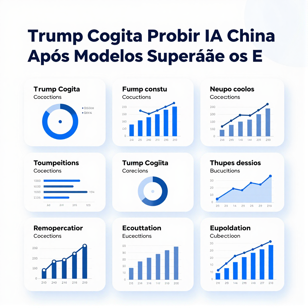 Infográfico - Trump Cogita Proibir IA da China Após Modelos Superarem os Estados Unidos