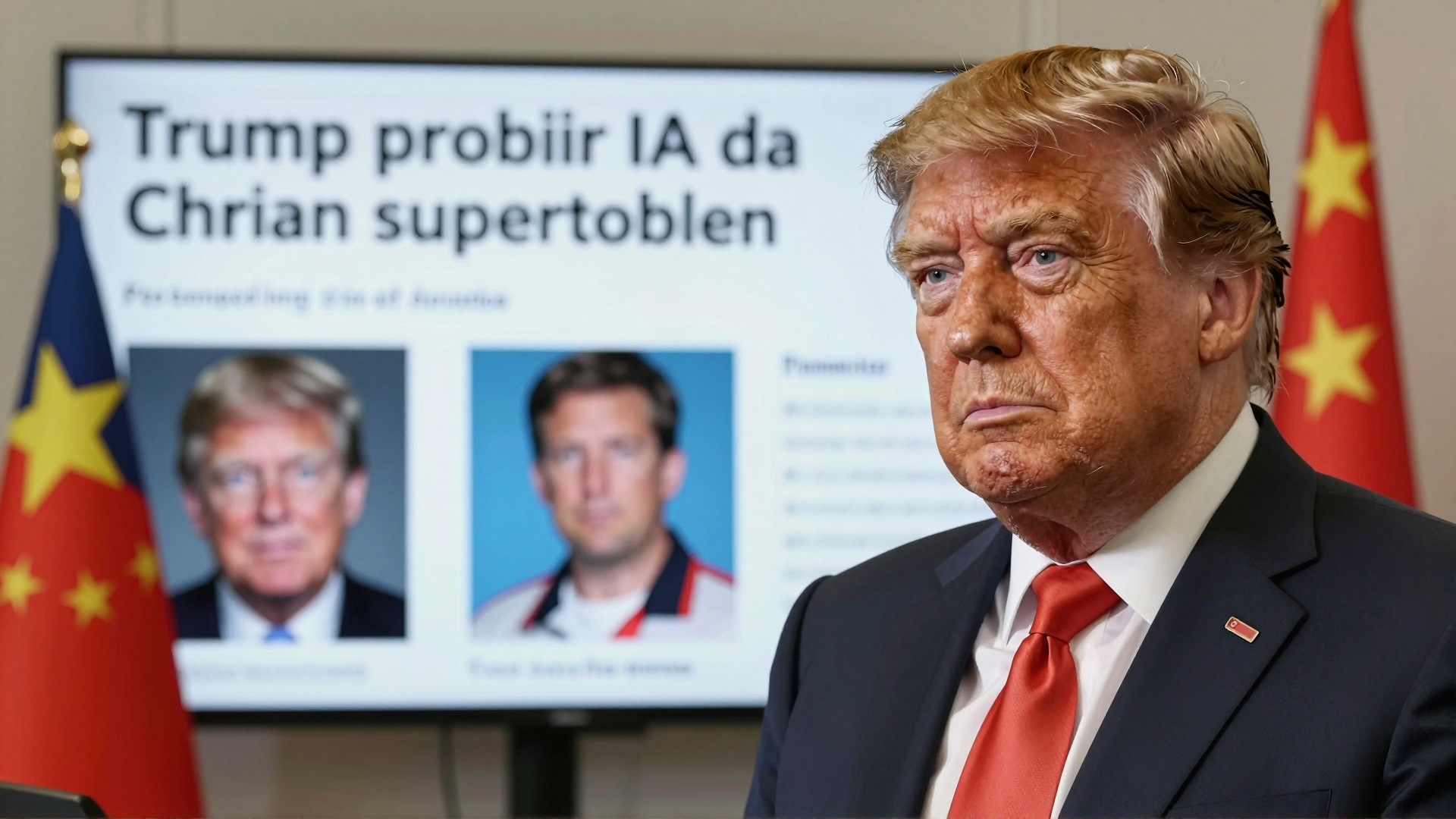 Trump cogita proibir IA da China após modelos superarem empresas dos Estados Unidos