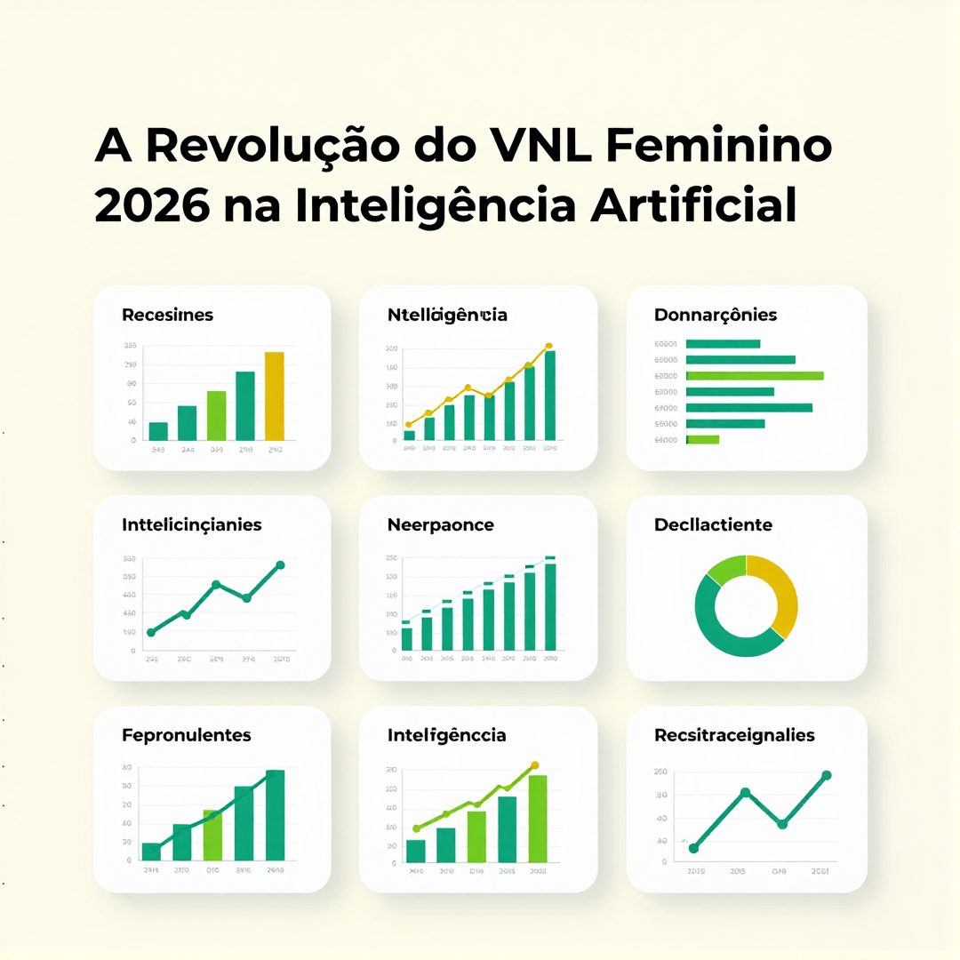 Infográfico - A Revolução do VNL Feminino 2026 na Inteligência Artificial: Como os Dados Transformam o Vôlei Brasileiro