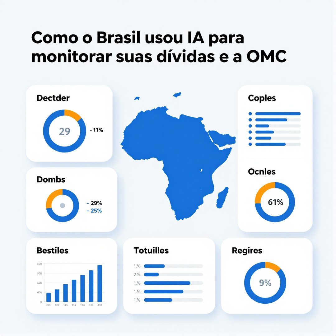 Infográfico - Como o Brasil usou IA para monitorar suas dívidas e a OMC