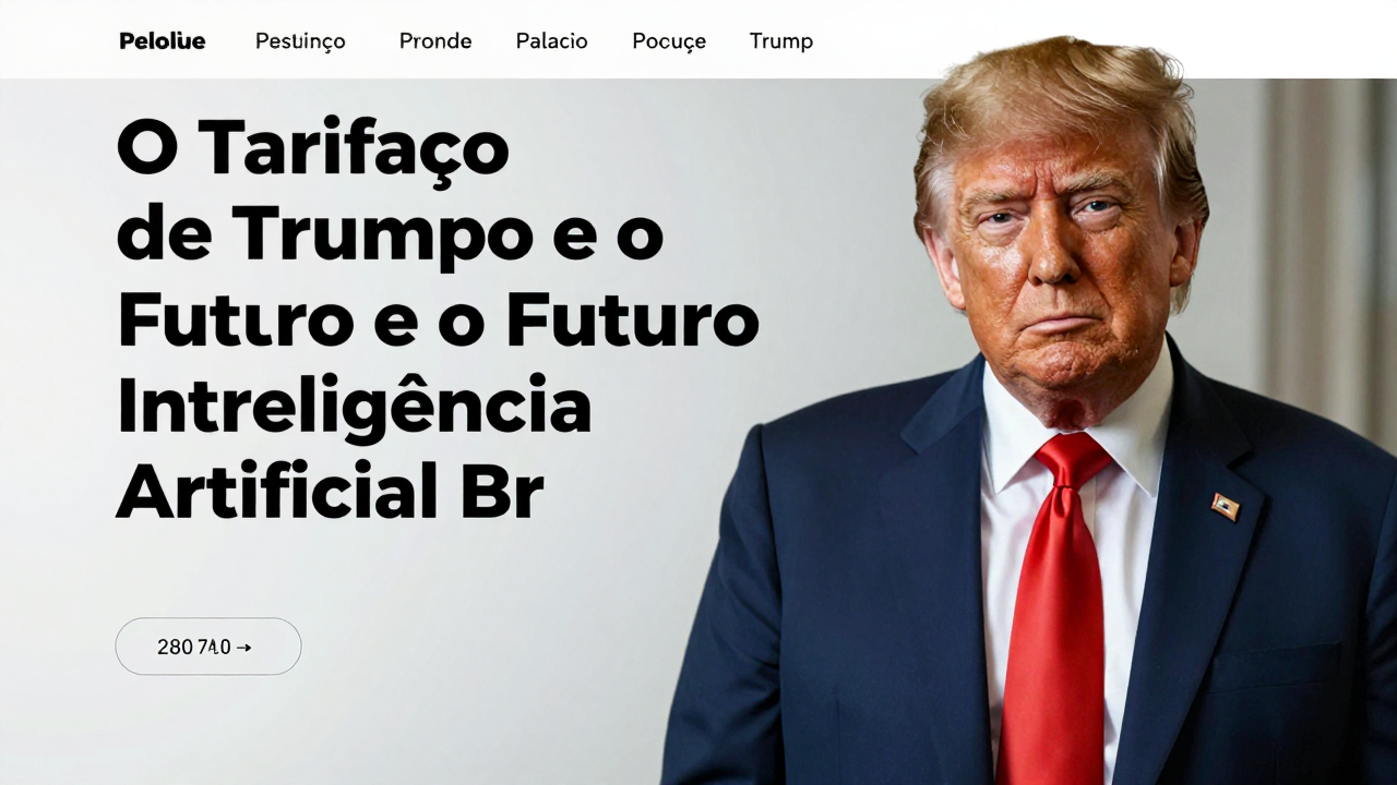 O Tarifaço de Trump e o Futuro da Inteligência Artificial Brasileira: Como a Nova Taxa de 12,5% Altera o Cenário Tecnológico Nacional