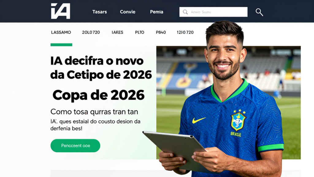 IA decifra o novo estilo da Copa de 2026: como os dados transformam o marketing esportivo