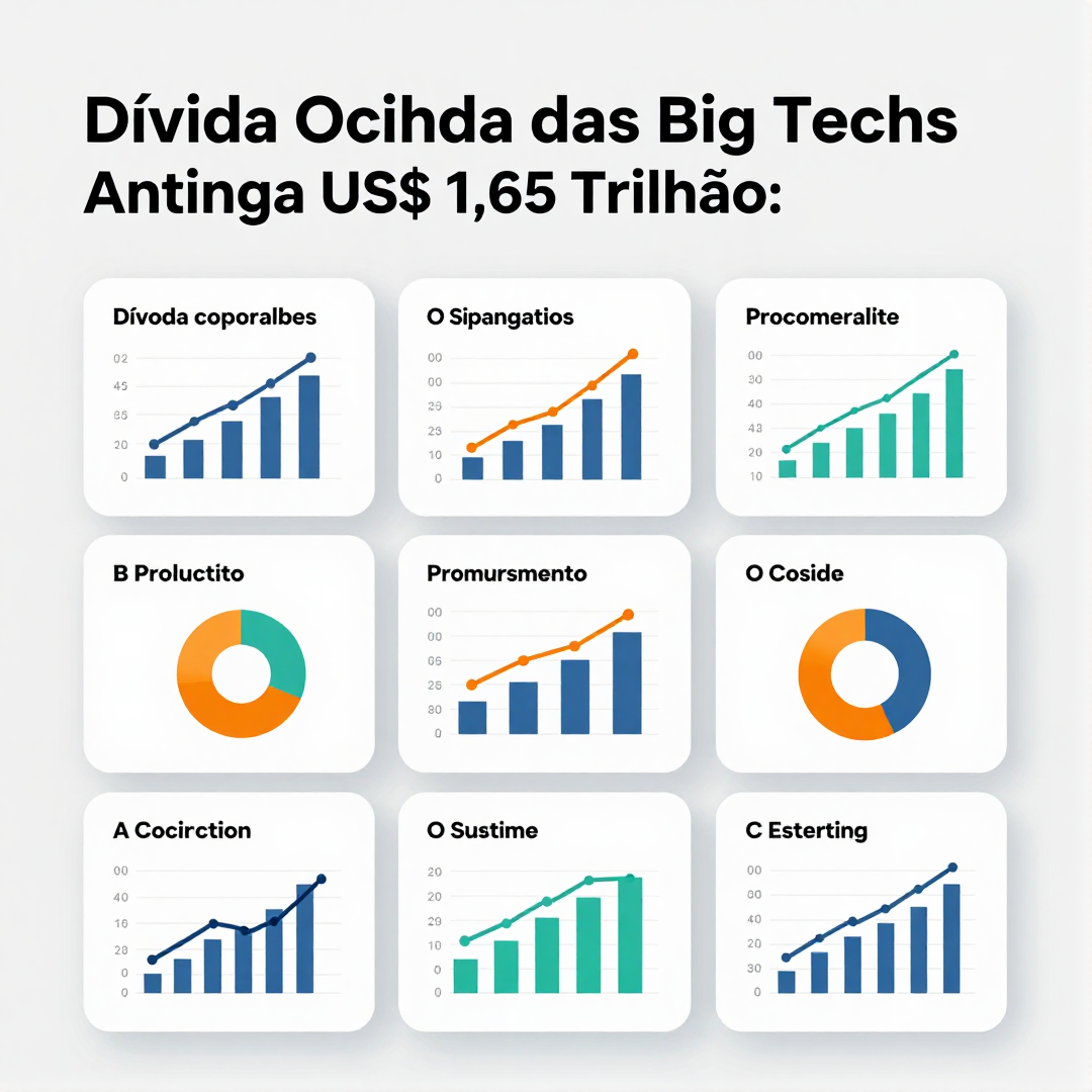 Infográfico - Dívida Oculta das Big Techs Atinge US$ 1,65 Trilhão: O Custo Invisível do Boom da Inteligência Artificial