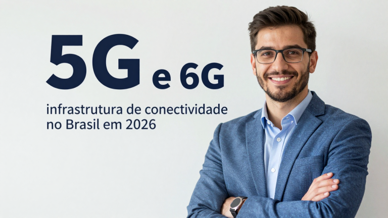 5G e 6G: infraestrutura de conectividade no Brasil em 2026