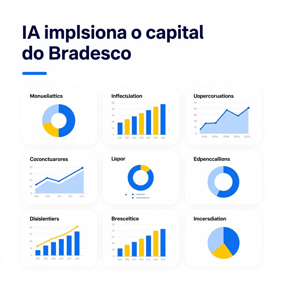 Infográfico - IA impulsiona o capital do Bradesco; governo brasileiro registra R$ 9,27 trilhões em dívida pública