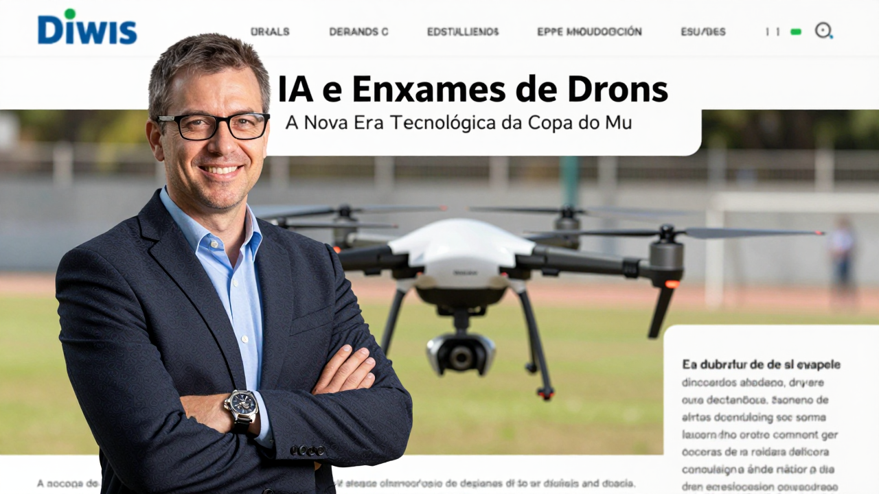 IA e Enxames de Drones: A Nova Era Tecnológica da Copa do Mundo de 2026