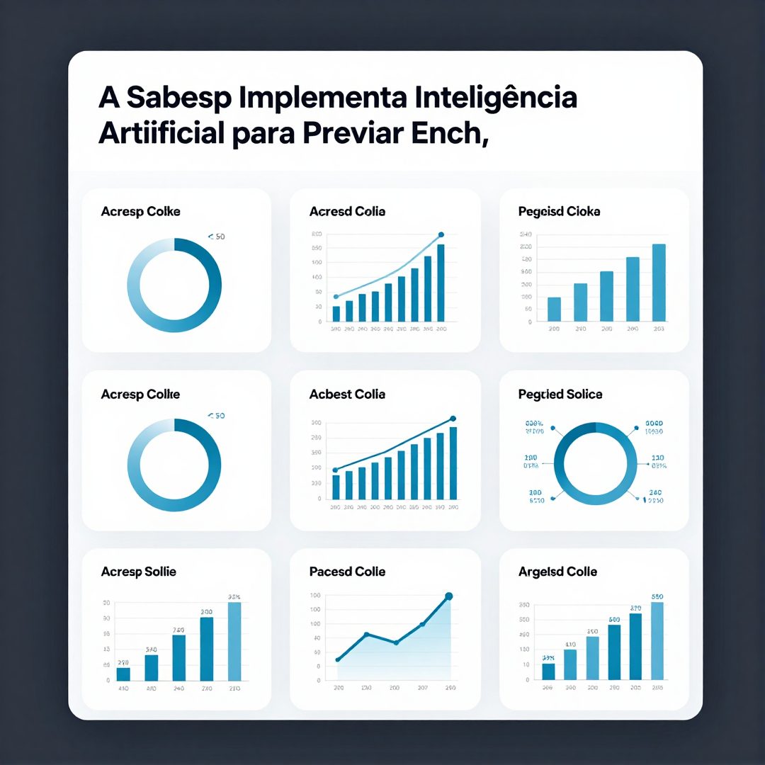 Infográfico - A Sabesp Implementa Inteligência Artificial para Prever Enchentes e Otimizar a Rede Hídrica