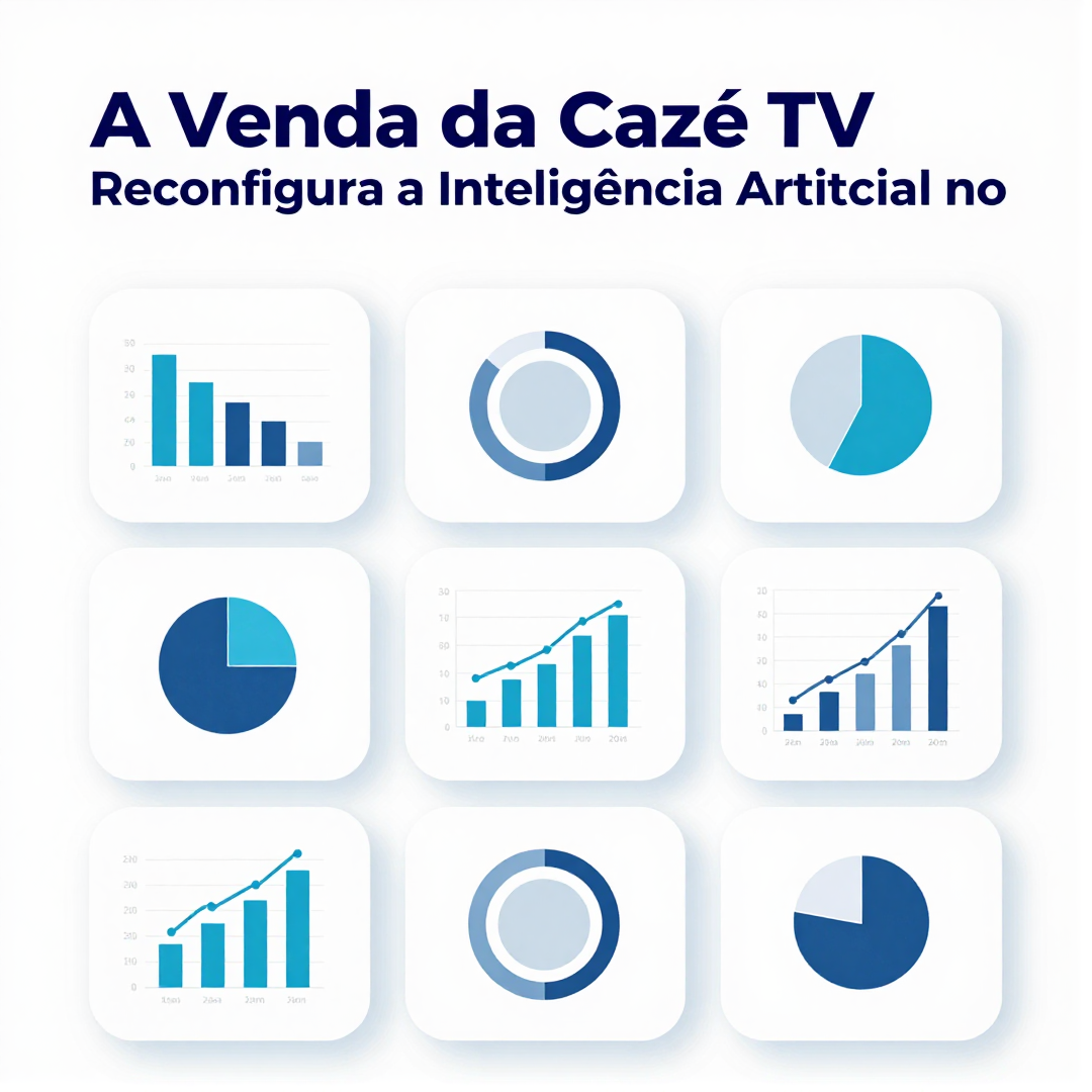 Infográfico - A Venda da Cazé TV Reconfigura a Inteligência Artificial no Ecossistema Digital Brasileiro